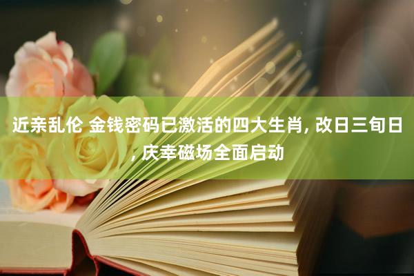 近亲乱伦 金钱密码已激活的四大生肖, 改日三旬日, 庆幸磁场全面启动